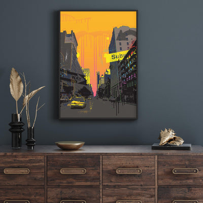 N.Y. Subway mood picture