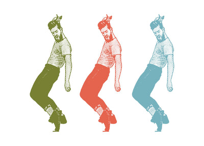 All in the hips 50x70 cm