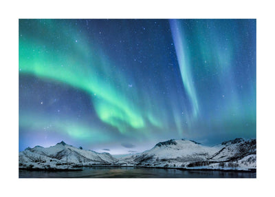 Aurora over Lofoten II 50x70 cm