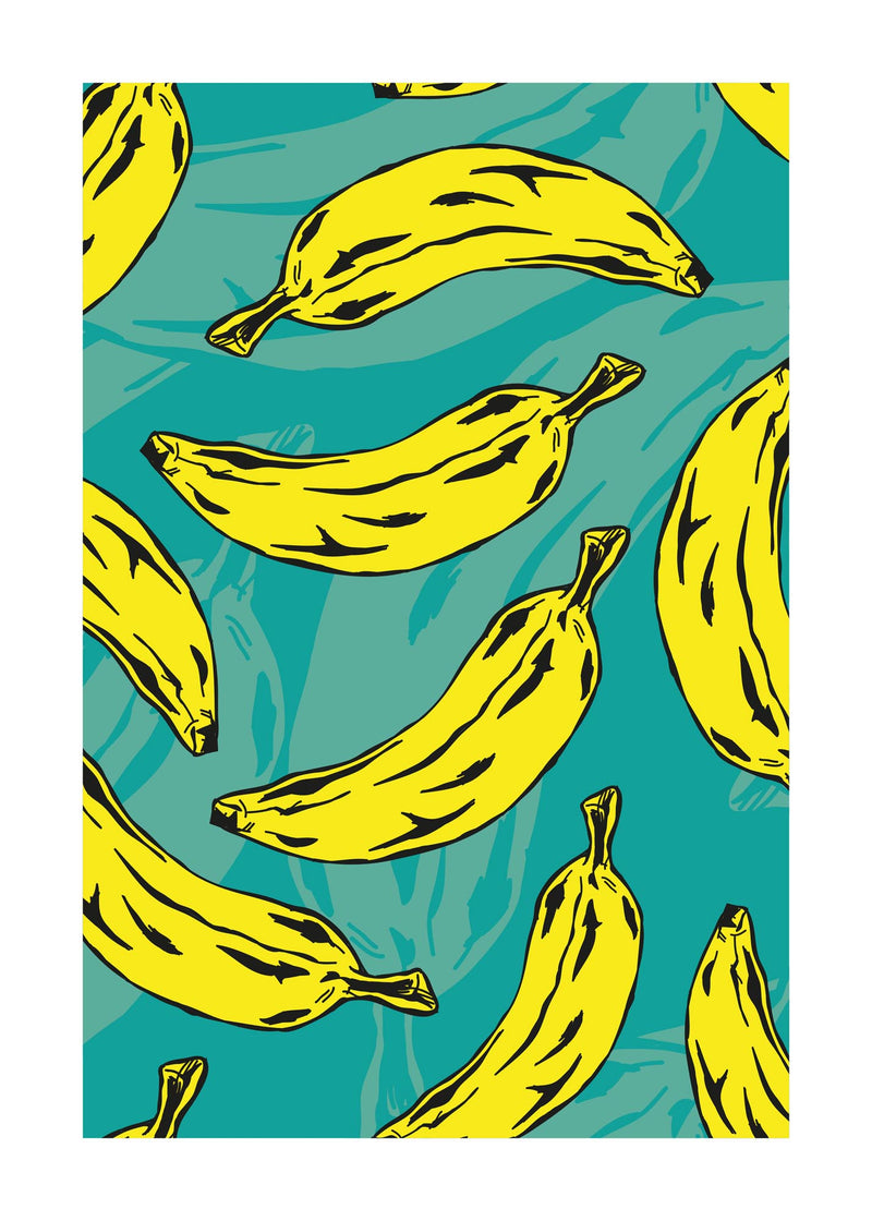 Banana Pop Art 50x70 cm