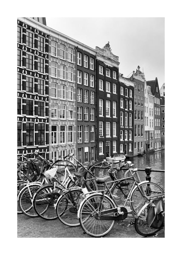 Bicycles On Bridge 50x70 cm