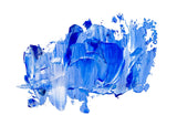 Blue Brush Strokes 50x70 cm