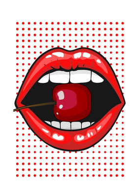 Cherry kiss 50x70 cm