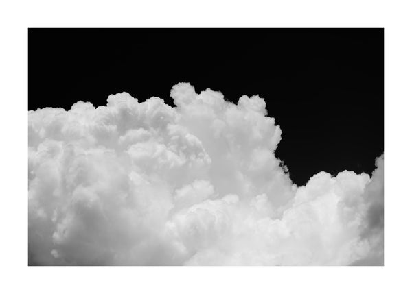 Cumulus Clouds On Black 50x70 cm