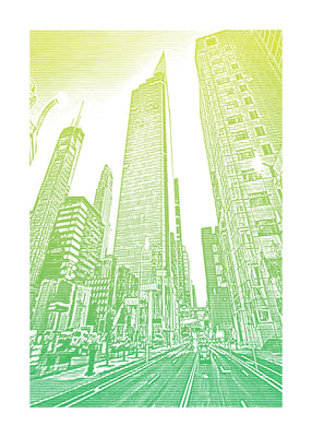 Greenscraper 50x70 cm