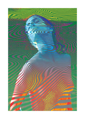 In the groove 50x70 cm