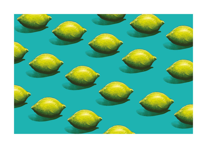 Lemon Pattern 50x70 cm