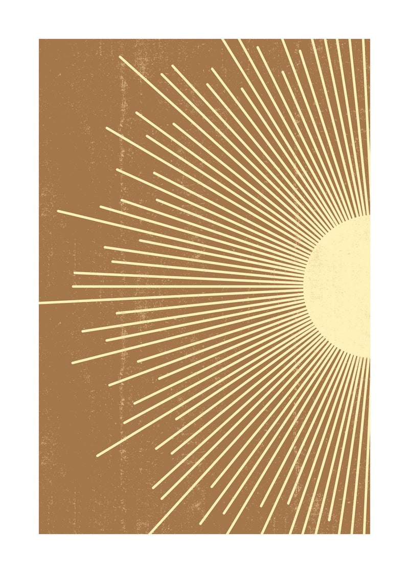 Minimalist Sun 50x70 cm