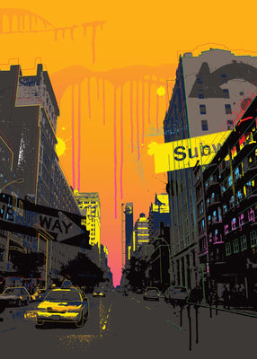 N.Y. Subway 50x70 cm
