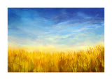 Oil Painting Of Sunny Meadow 50x70 cm