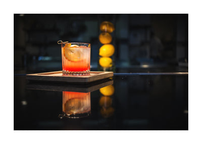 Old Fashioned On The Bar 50x70 cm
