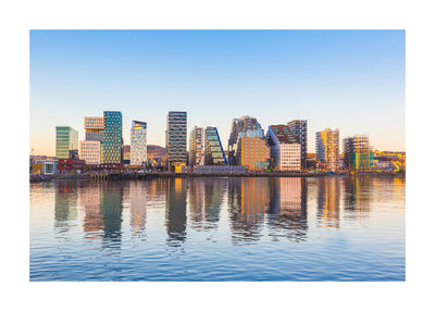 Oslo Skyline 50x70 cm
