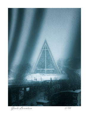 Snowstorm in Tromsø 30x40 cm