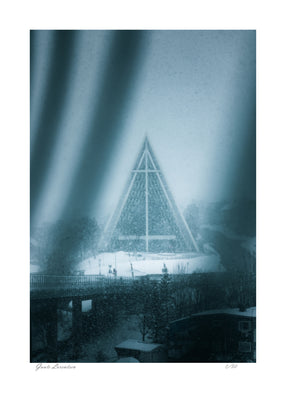 Snowstorm in Tromsø 50x70 cm