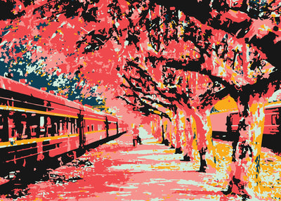 Spring in heat 50x70 cm