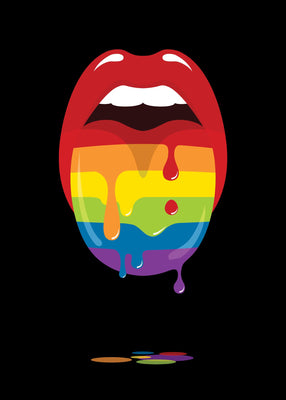 Taste the rainbow 50x70 cm