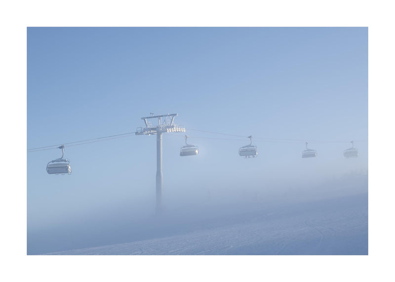 The ski lift 50x70 cm