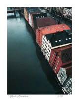 The Wharf in Trondheim 30x40 cm