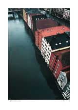The Wharf in Trondheim 50x70 cm