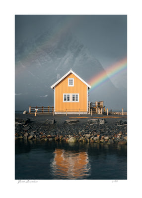 Treasure by the end of the Rainbow 50x70 cm