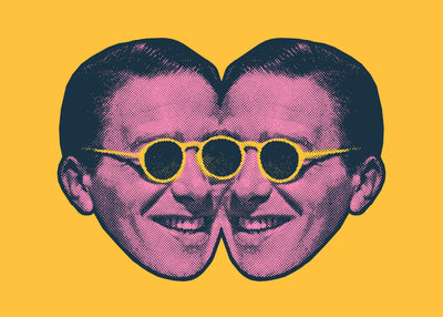 Two's a party 50x70 cm