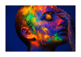Woman In Neon 50x70 cm