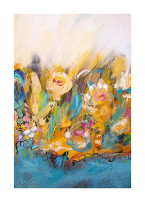 late summer flowers 50x70 cm